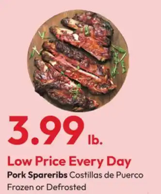 Stater Bros Pork Spareribs offer