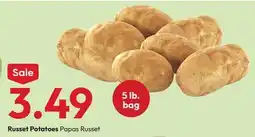 Stater Bros Russet Potatoes offer