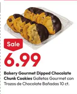 Stater Bros Bakery Gourmet Dipped Chocolate Chunk Cookies offer