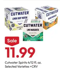 Stater Bros Cutwater Spirits offer
