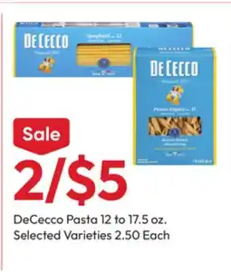 Stater Bros DeCecco Pasta offer