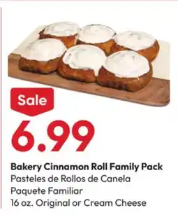Stater Bros Bakery Cinnamon Roll Family Pack offer