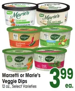 Jewel-Osco Marzetti or Marie's Veggie Dips offer