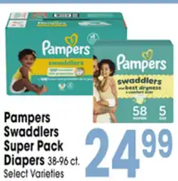 Jewel-Osco Pampers Swaddlers Super Pack Diapers offer