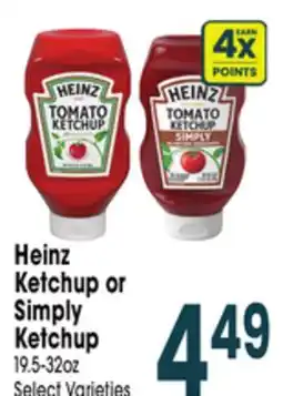 Jewel-Osco Heinz Ketchup or Simply Ketchup offer
