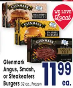 Jewel-Osco Glenmark Angus, Smash, or Steakeaters Burgers offer