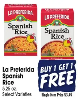 Jewel-Osco La Preferida Spanish Rice offer