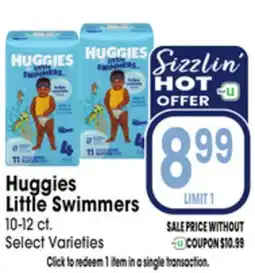 Jewel-Osco Huggies Little Swimmers offer