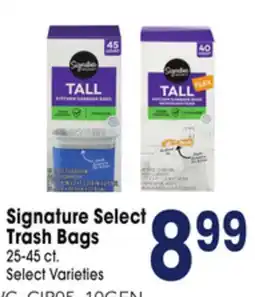 Jewel-Osco Signature Select Trash Bags offer