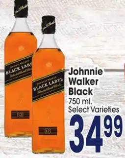Jewel-Osco Johnnie Walker Black offer