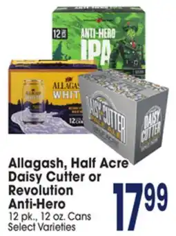 Jewel-Osco Allagash, Half Acre Daisy Cutter or Revolution Anti-Hero offer