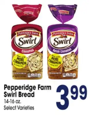 Jewel-Osco Pepperidge Farm Swirl Bread offer