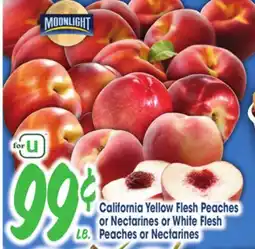 Jewel-Osco California Yellow Flesh Peaches or Nectarines or White Flesh Peaches or Nectarines offer