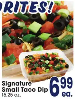Jewel-Osco Signature Small Taco Dip offer