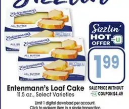 Jewel-Osco Entenmann's Loaf Cake offer