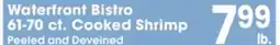 Jewel-Osco Waterfront Bistro 61-70 ct. Cooked Shrimp offer