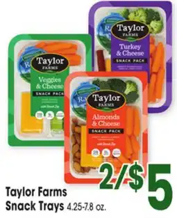 Jewel-Osco Taylor Farms Snack Trays offer