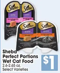 Jewel-Osco Sheba Perfect Portions Wet Cat Food offer