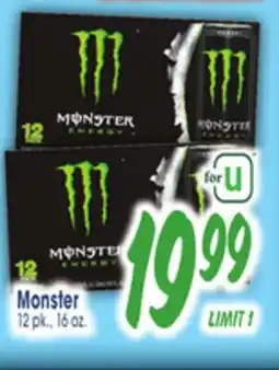 Jewel-Osco Monster offer