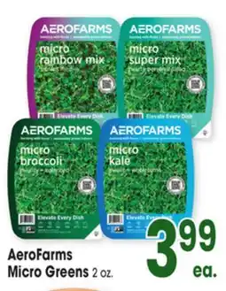 Jewel-Osco Aerofarms Micro Greens offer