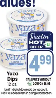 Jewel-Osco Yaza Dips offer