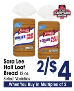 Jewel-Osco Sara Lee Half Loaf Bread offer
