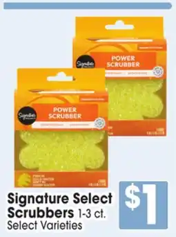 Jewel-Osco Signature Select Scrubbers offer