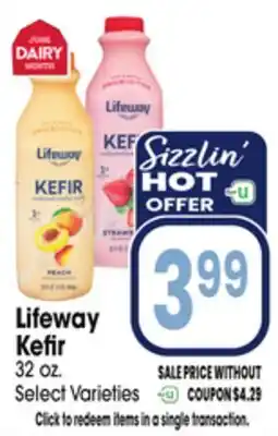 Jewel-Osco Lifeway Kefir offer