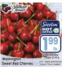 Jewel-Osco Washington Sweet Red Cherries offer
