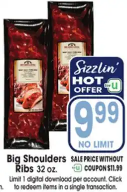 Jewel-Osco Big Shoulders Ribs offer