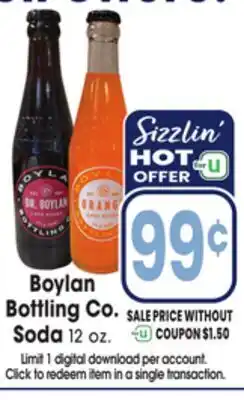 Jewel-Osco Boylan Bottling Co. Soda offer