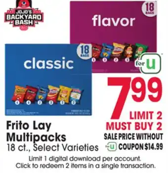 Jewel-Osco Frito Lay Multipacks offer