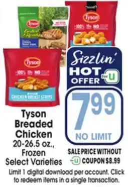 Jewel-Osco Tyson Breaded Chicken offer