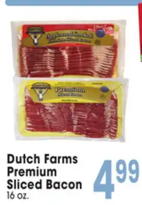 Jewel-Osco Dutch Farms Premium Sliced Bacon offer