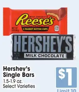 Jewel-Osco Hershey's Single Bars offer