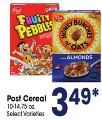 Jewel-Osco Post Cereal offer