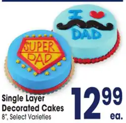 Jewel-Osco Single Layer Decorated Cakes offer
