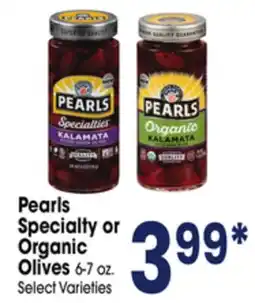 Jewel-Osco Pearls Specialty or Organic Olives offer