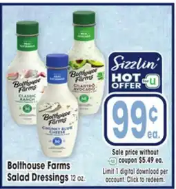 Jewel-Osco Bolthouse Farms Salad Dressings offer