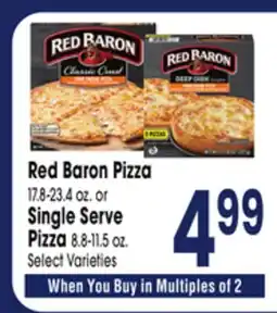 Jewel-Osco Red Baron Pizza offer