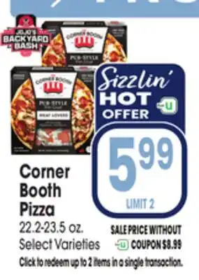 Jewel-Osco Corner Booth Pizza offer