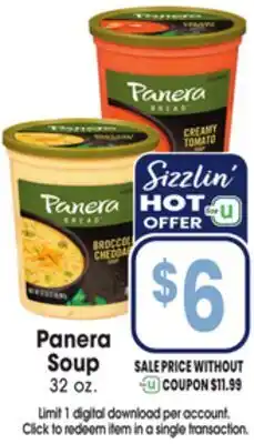 Jewel-Osco Panera Soup offer