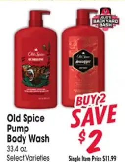 Jewel-Osco Old Spice Pump Body Wash offer