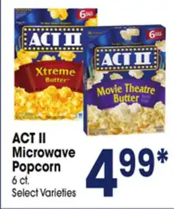 Jewel-Osco ACT II Microwave Popcorn offer