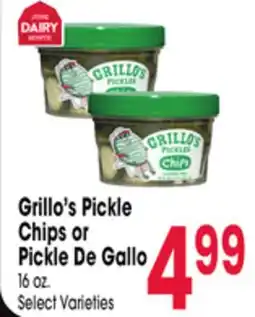 Jewel-Osco Grillo's Pickle Chips or Pickle De Gallo offer