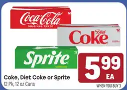 Tony’s Fresh Market Coke, Diet Coke or Sprite offer