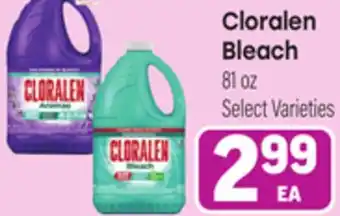 Tony’s Fresh Market Cloralen Bleach offer