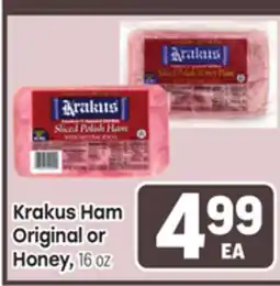 Tony’s Fresh Market Krakus Ham Original or Honey offer