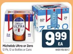 Tony’s Fresh Market Michelob Ultra or Zero offer