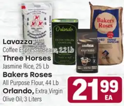 Tony’s Fresh Market Lavazza, Three Horses or Orlando offer